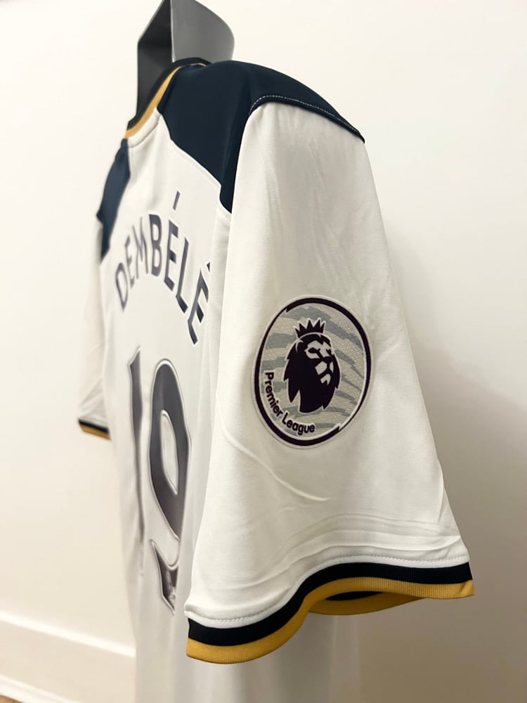 Image of Tottenham Hotspur “DEMBÉLÉ 19” 2016/17 Home Shirt + PL patches, XL