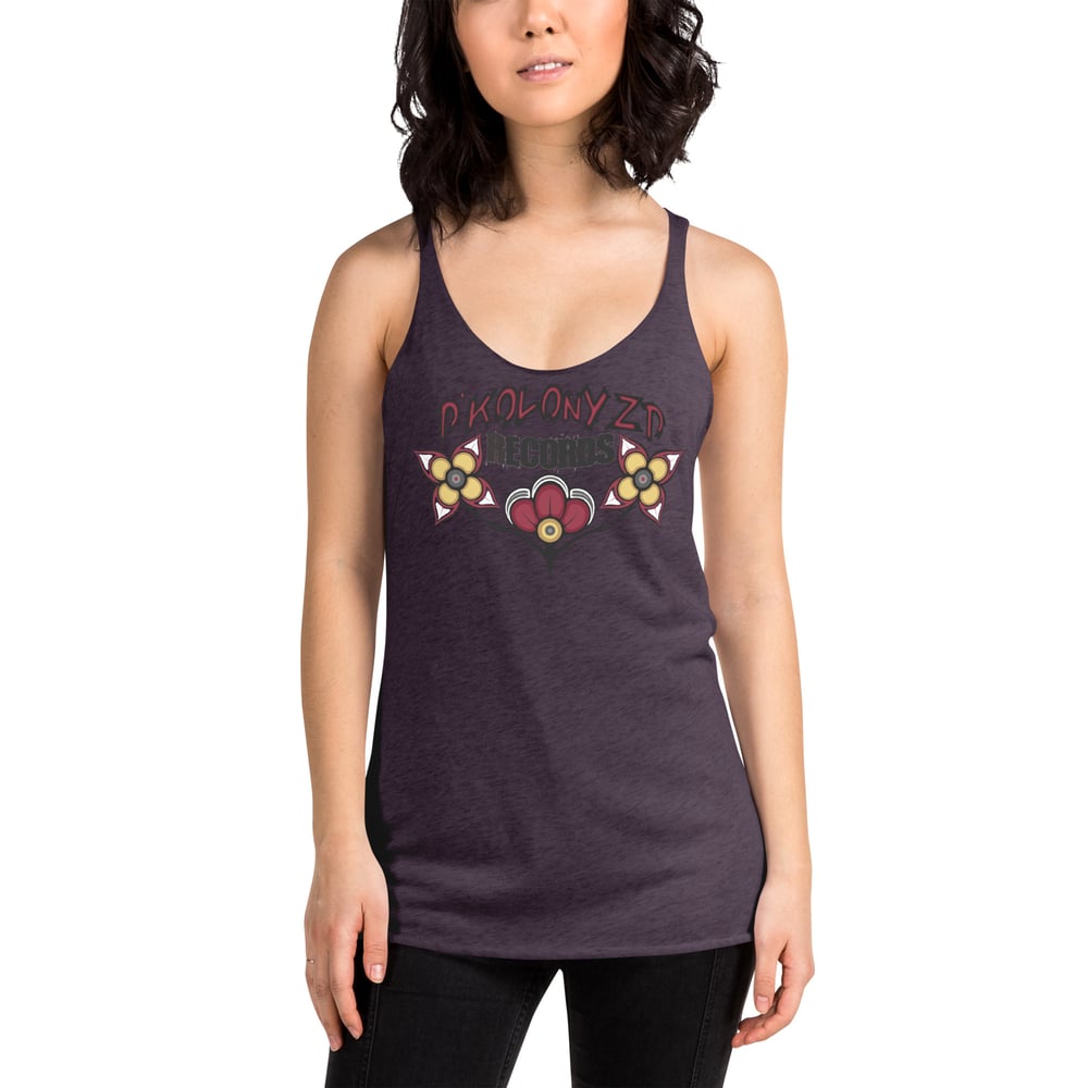 D'Kolonyzd Records x Emily Kewageshig Art Racerback Tank