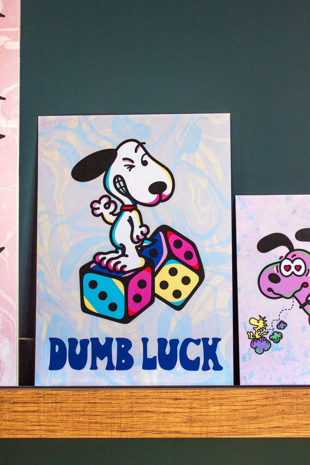 Image of Dumb Luck Dog A5 Print