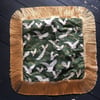 Japanes Green Crane Cushion Cover