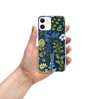 Image 14 of Art Nouveau Inspired Blue Boho Floral Clear Case for iPhone®