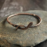 Image 2 of Snake Copper Bangle No.1
