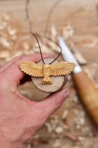 Image 5 of Barn Owl Pendant Necklace