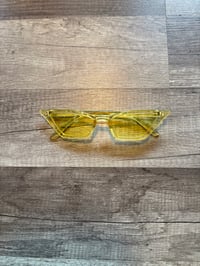 Image 1 of Yellow tinted sunglasses 