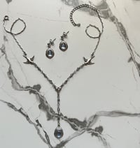 Image 4 of THE ‘SEA GLASS’ SAPPHIRE EARRINGS