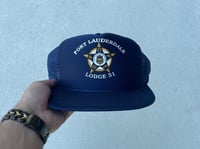 Image 1 of 80s FT LAUDERDALE LODGE 31 TRUCKER HAT -  SNAPBACK