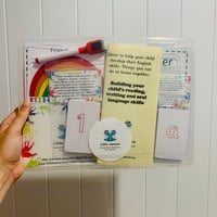 Image 1 of Little Learners Ultimate Learning Pack: Numbers, Letters & Personalised Name activities  copy
