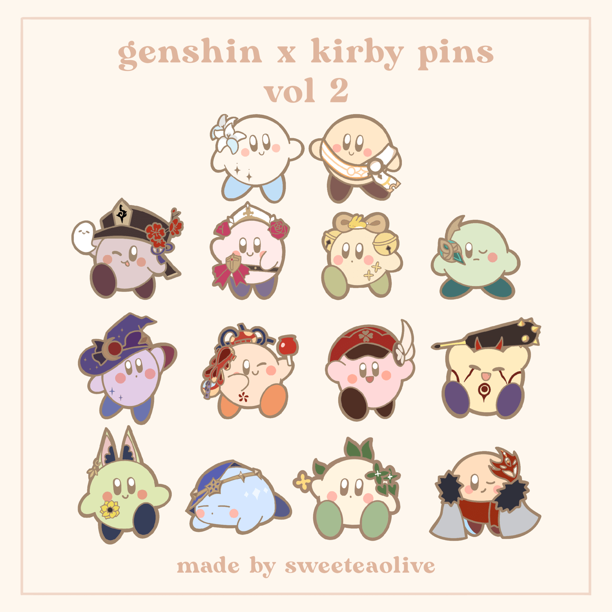 Genshin Impact Constellation pins