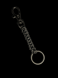 Image 3 of Small ring heavy metal keychain 