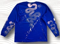 Image 2 of “NAILED” BLEACH PAINTED LONG SLEEVE T-SHIRT XL