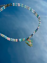 Image 3 of Pastel Butterfly Necklace