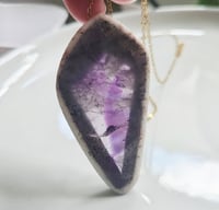 Image 2 of Phantom Amethyst Amulet Necklace