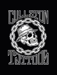Image 1 of Chain Skull Tattoo T-shirt 