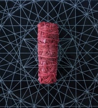 Image 1 of Dragon's Blood Resin Dipped White Sage Smudge