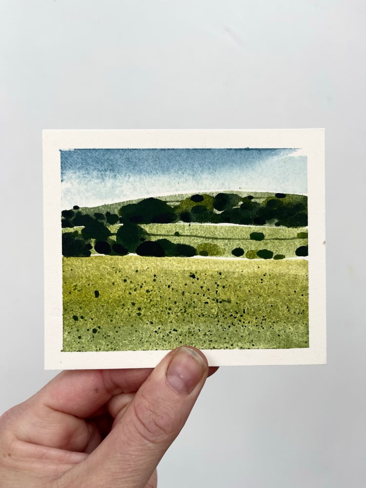 ‘Spring Fields’ Original painting