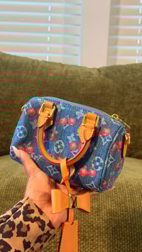 Image 5 of LVTM Denim Cherry Speedy 