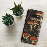 Image 7 of Dark Cottagecore Goth Inspired Vibrant Mushroom Tough case for Samsung®