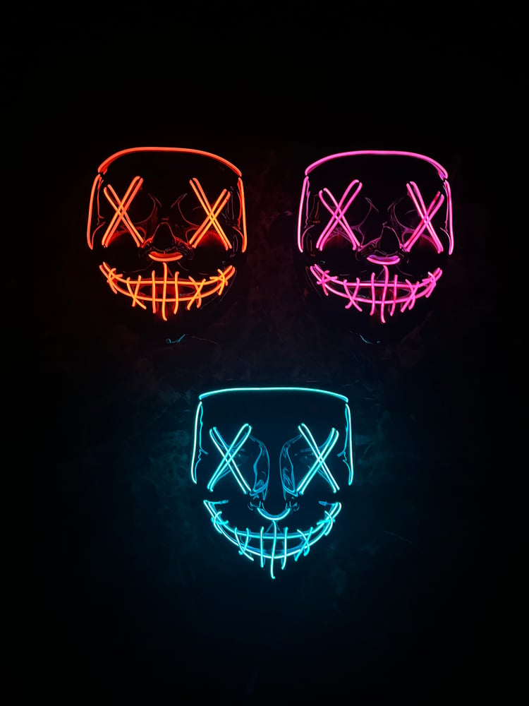 Image of Halloween LED mask “The purge”