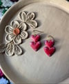 Corazón dangles | cazuelita de barro inspired 