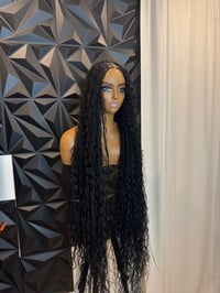 Image 4 of Gina , Knotless Boho Braided Glueless Wig