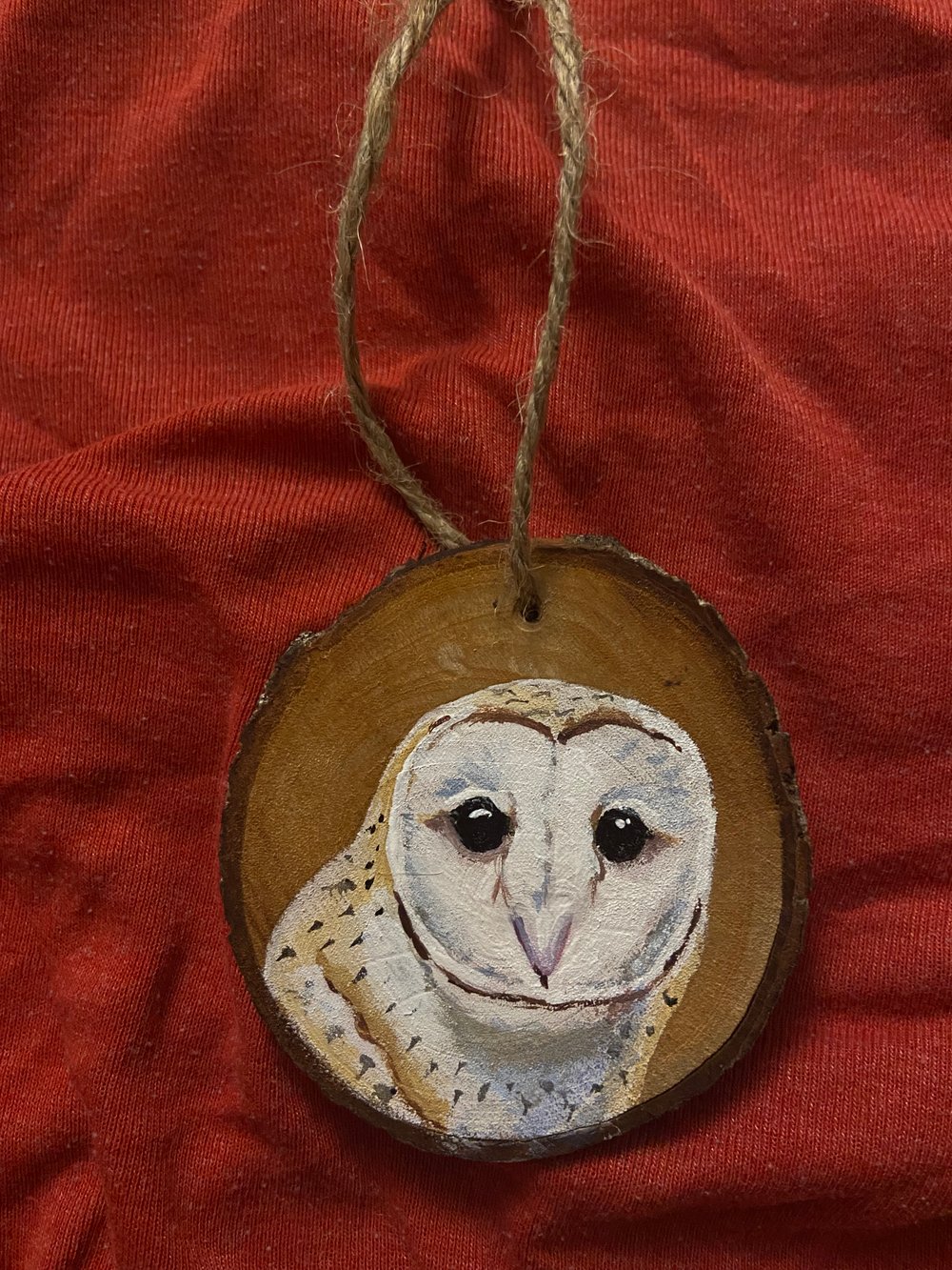 Barn Owl Christmas Ornament | Art on Wood 