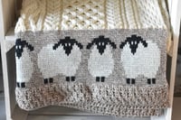 Image 4 of Bramble the Sheep - Baby/Toddler Blanket - Made in Ireland