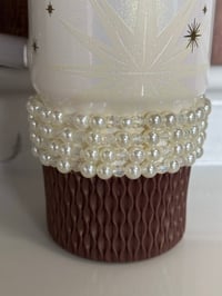 Image 3 of Starlight Shimmer Moon and Stars| Cream and Gold  Tumbler Bracelet Stack