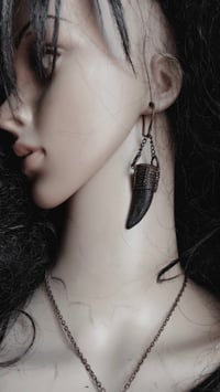 Image 3 of Caged bone earrings 