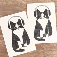 Image 2 of TEMPORARY TATTOO PACK THE_NK_CAT HEADPHONES