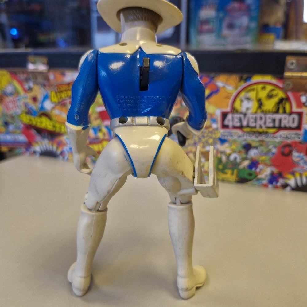 Image of 1986 Galoob Adventures of the Galaxy Rangers Zachary Foxx Action Figure with Accessory