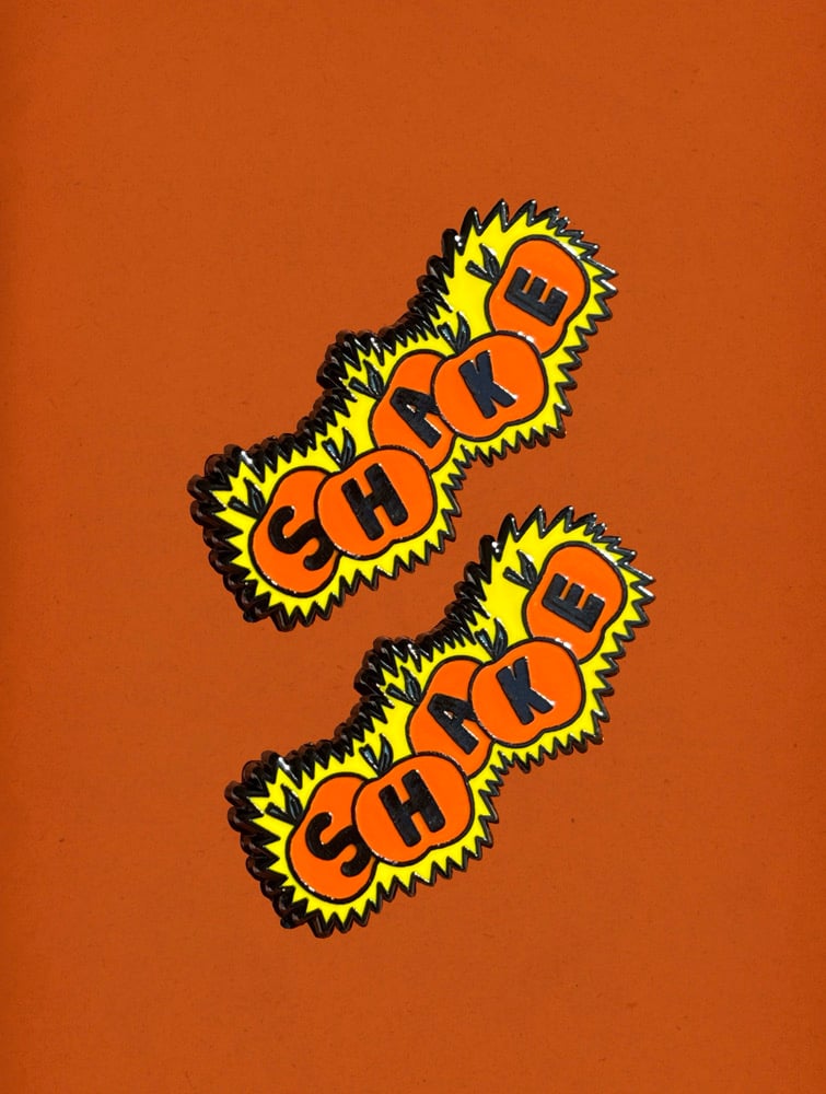 Image of Apple pin badge