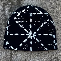 Image 2 of PINWHEEL BEANIE - WHITE