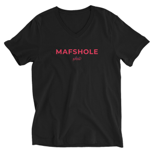 Unisex V-Neck MAFSHOLE T-Shirt