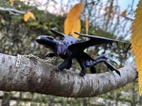 Image 2 of CERBERUS - 3-Headed Night Dragon Sculpture - TDC Halloween Special!
