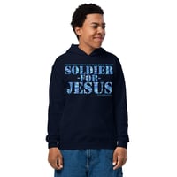 Image 8 of Soldier For Jesus ICE Youth heavy blend hoodie