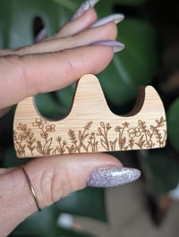Image 1 of Wooden Brush Holder