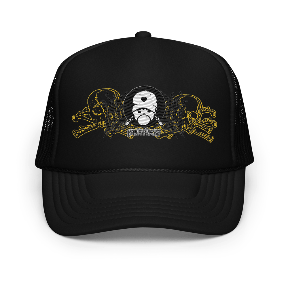 puke-boy trucker hat 