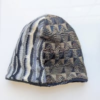 Image 2 of Upcycled Reversible Beanie Cotton Blend 30