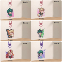 Matching BakuDeku Chibi Acrylic Keychains Pt1