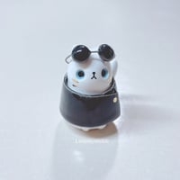 Image 1 of Gojo Cat Ceramic Figurine 2 (discount price due to imperfection) 