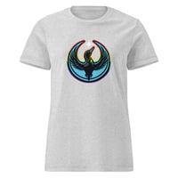Image 3 of Minnesota Rebel Loon - Rainbow Fem Fit T-Shirt