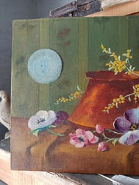 Image 3 of Peinture anémones et mimosa