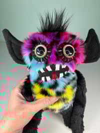 Image 2 of Weighted Nervous Monster -   Neon Leopard