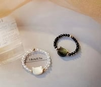 Image 2 of Beaded Cat Ring 