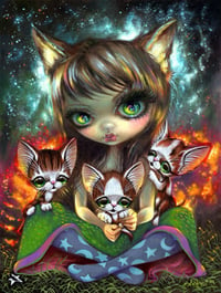 Cosmic Kittens Art Print Jasmine Becket-Griffith