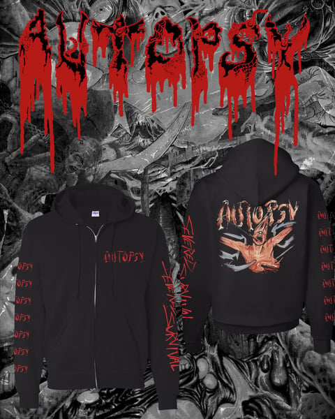 Image of **Pre-Sale**Original Severed Survival album cover Hoodie