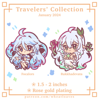 Image 4 of Genshin Impact Enamel Pins - Pin Club Extras