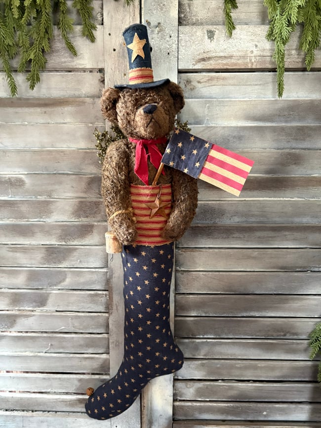 #8- Olde Glory Stocking Bear