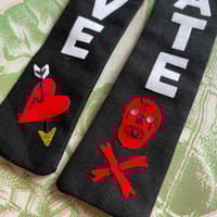 Image 3 of LOVE/HATE TIE