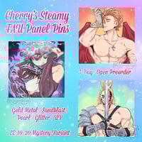 Image 2 of [PRE-ORDER] Cherry’s Steamy FAU Pins Wave 3